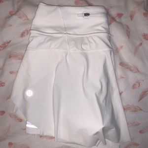 White lululemon tennis skirt